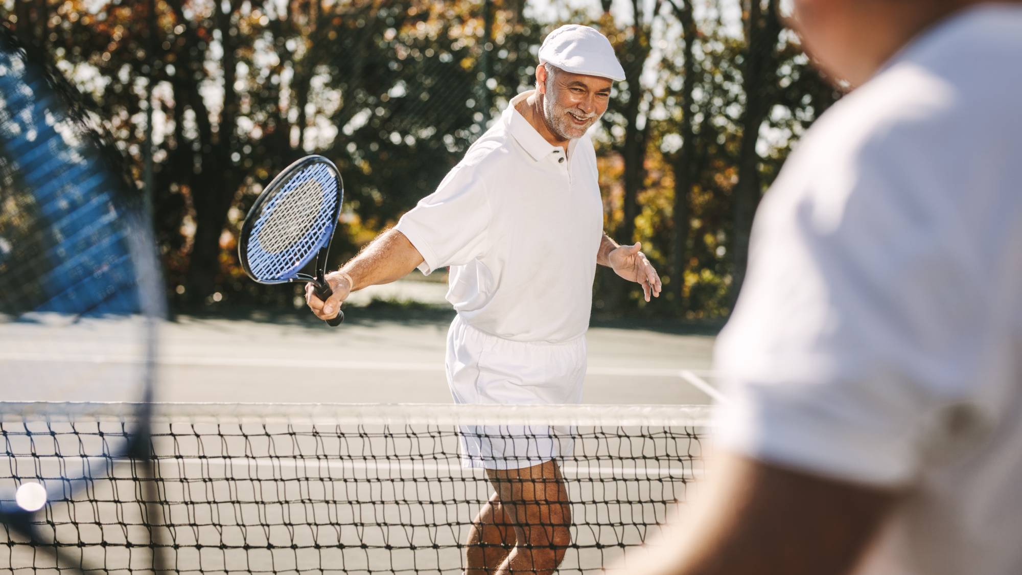Маж кој игра тенис, виталност, здравје