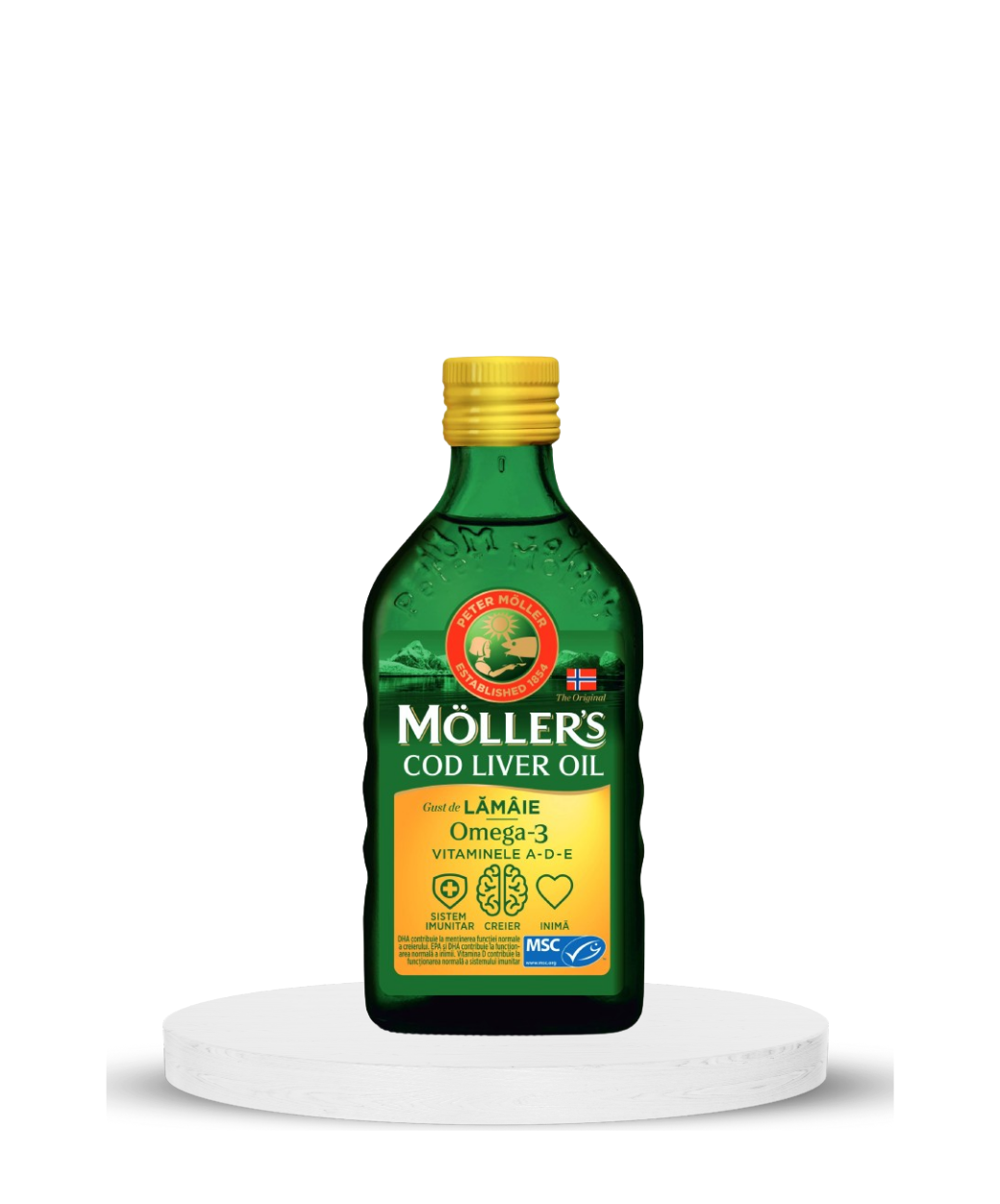 Möller’s омега-3 масло од црн дроб на бакалар со вкус на лимон - Möller ...