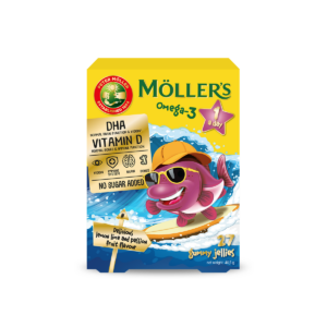 Möller’s омега-3 рипчиња за џвакање МАРАКУЈА, 27 рипчиња