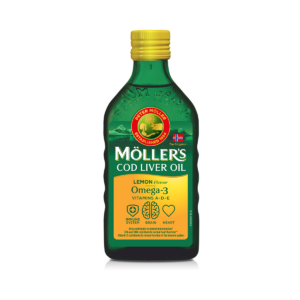 Möller’s омега-3 масло од црн дроб на бакалар со вкус на лимон